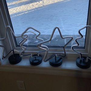 Set of four indoor Christmas lights